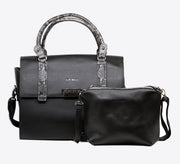Attractive Black Bag With Pouch