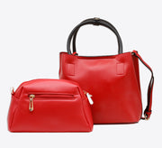 Bold Red Bag With Pouch