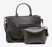 Sophisticated Black Bag With Pouch