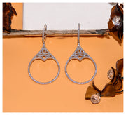 Hidden Leaves Sterling Silver Earrings - MAHROZE UK