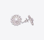 Floral Sterling Silver Studs