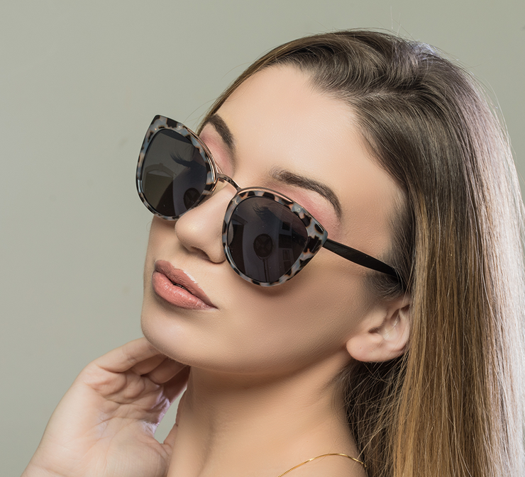 Spaced Prints Sunglasses