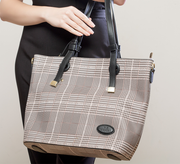 Wrapped Check Bag With Pouch